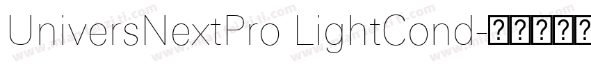 UniversNextPro LightCond字体转换